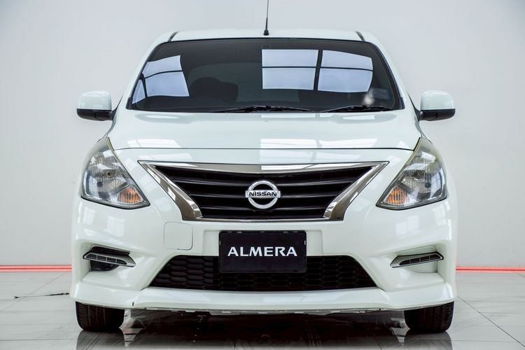 Nissan Almera 2017 1.2 E Sportech Sedan เบนซิน ไม่ติดแก๊ส เกียร์อัตโนมัติ ขาว รูปที่ 4