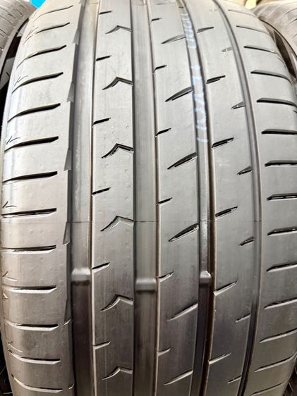 ยางถอดป้ายแดงขอบ 19” ยี่ห้อ TOYO TIRES รุ่น PROXES SPORT 2 หน้าขนาด 235-40R19 หลังขนาด 255-35R19 ปี 25 MADE IN JAPANตุ่มหน้ายางยังอยู่ครบ รูปที่ 6