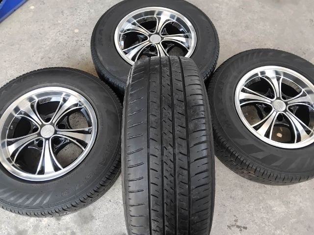 แม็ก ขอบ 15 5 รู 114 ดำหน้าเงาพร้อมยางปี 24 รูปที่ 4