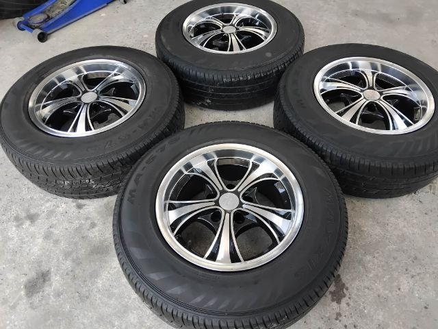 แม็ก ขอบ 15 5 รู 114 ดำหน้าเงาพร้อมยางปี 24 รูปที่ 6