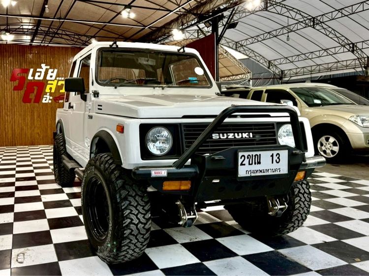 Suzuki Caribian 1990 1.3 Sporty 4WD Utility-car เบนซิน ไม่ติดแก๊ส เกียร์ธรรมดา ขาว รูปที่ 3