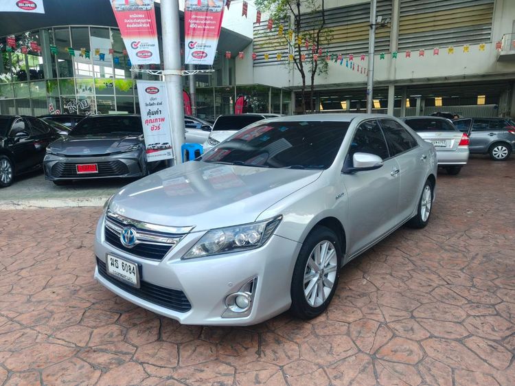 Toyota Camry 2012 2.5 HV Sedan ไฮบริด ไม่ติดแก๊ส เกียร์อัตโนมัติ เทา รูปที่ 3