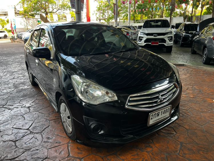 รถ Mitsubishi Attrage 1.2 GLX สี ดำ