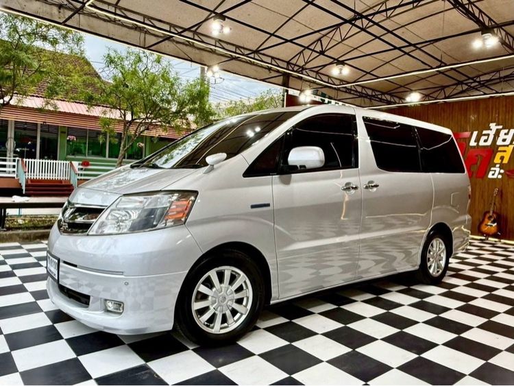 Toyota Alphard 2007 2.4 Hybrid E-Four 4WD Utility-car เบนซิน ไม่ติดแก๊ส เกียร์อัตโนมัติ เทา รูปที่ 2