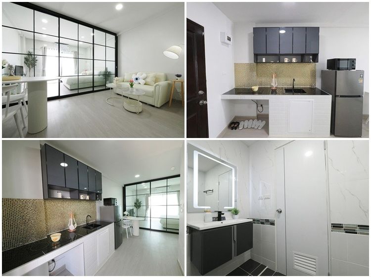 ตกแต่งครบ ขายคอนโด รีโนเวทใหม่ พร้อมอยู่ รัชดา เทอเรส พหลโยธิน 24 รูปที่ 3