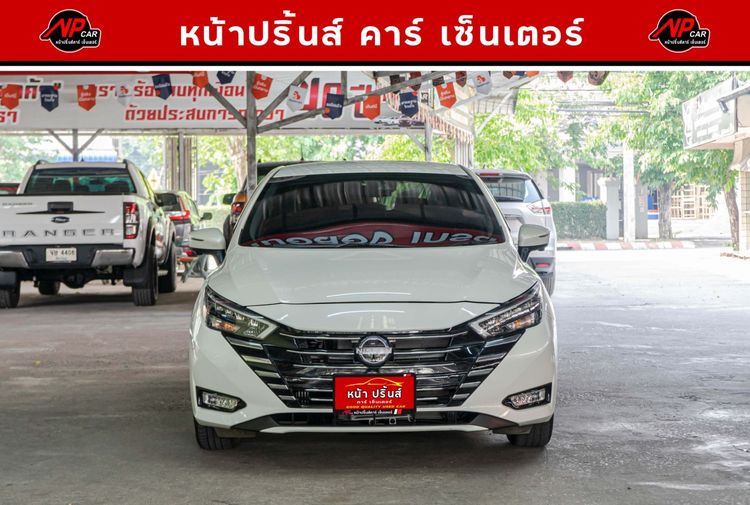 Nissan Almera 2024 1.0L Turbo V CVT Sedan เบนซิน ไม่ติดแก๊ส เกียร์อัตโนมัติ ขาว รูปที่ 2