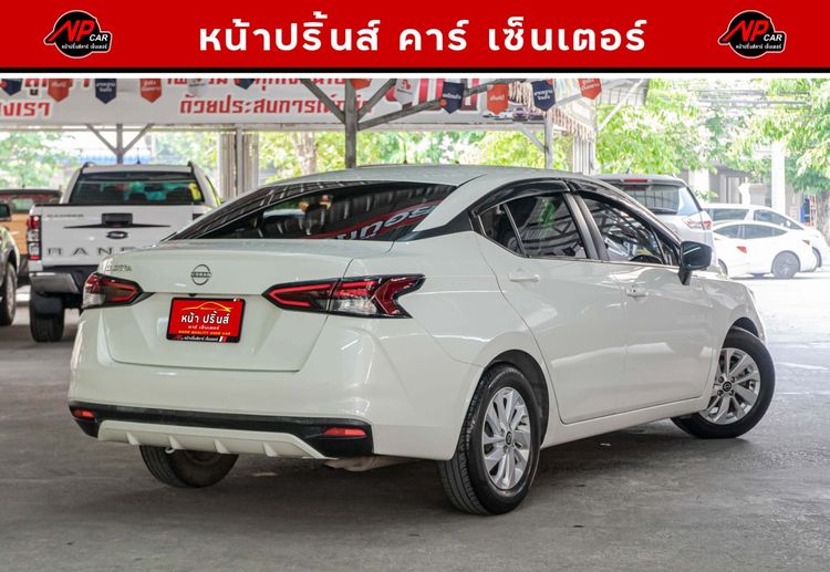 Nissan Almera 2024 1.0L Turbo V CVT Sedan เบนซิน ไม่ติดแก๊ส เกียร์อัตโนมัติ ขาว รูปที่ 4