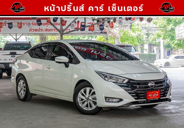 Nissan Almera 2024 1.0L Turbo V CVT Sedan เบนซิน ไม่ติดแก๊ส เกียร์อัตโนมัติ ขาว รูปที่ 3