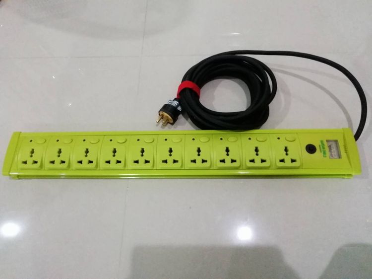 ขาย ปลั๊กไฟ ต่อพ่วง  10  ช่อง  คุณภาพ เยี่ยม เหมากับใช้งานในบ้าน  และทั่วไป  รูปที่ 2
