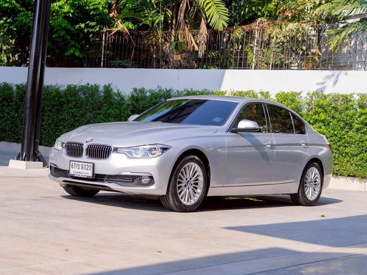 BMW Series 3 2019 320d Sedan ดีเซล ไม่ติดแก๊ส เกียร์อัตโนมัติ เทา รูปที่ 3