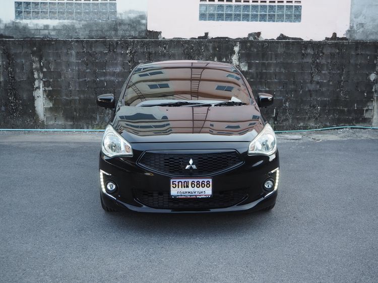 Mitsubishi Attrage 2020 1.2 GLX Sedan เบนซิน ไม่ติดแก๊ส เกียร์อัตโนมัติ ดำ รูปที่ 3