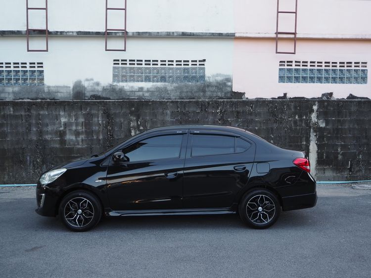 Mitsubishi Attrage 2020 1.2 GLX Sedan เบนซิน ไม่ติดแก๊ส เกียร์อัตโนมัติ ดำ รูปที่ 4