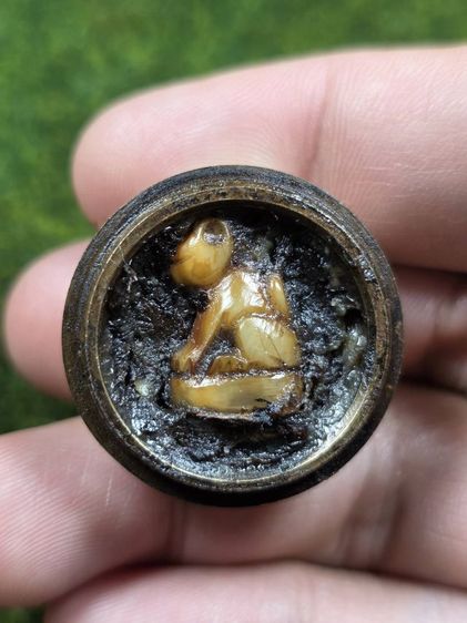 เสือหลวงพ่อปานในพะอบเก่าๆพร้อมสีผึ้ง