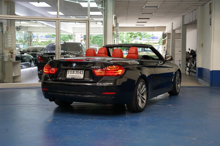 BMW Series 4 2015 420i Sedan เบนซิน ไม่ติดแก๊ส เกียร์อัตโนมัติ ดำ รูปที่ 3