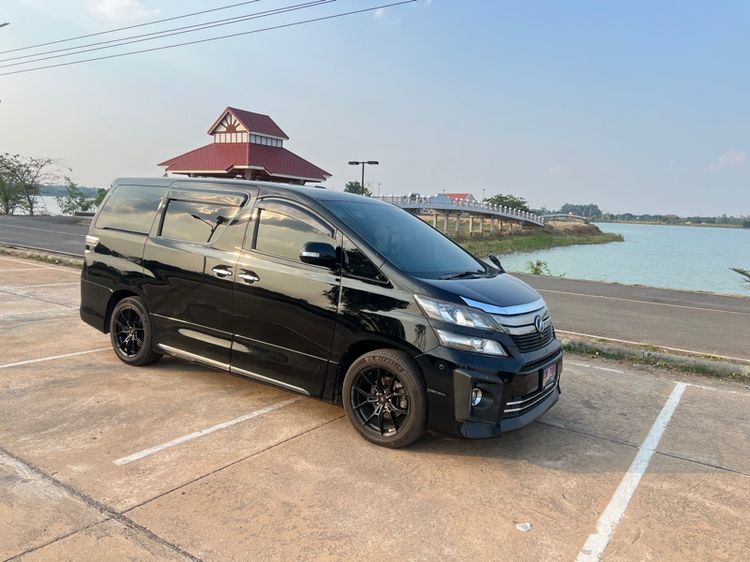 Toyota Vellfire 2009 2.4 V Van เบนซิน ไม่ติดแก๊ส เกียร์อัตโนมัติ ดำ รูปที่ 3