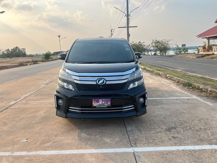 Toyota Vellfire 2009 2.4 V Van เบนซิน ไม่ติดแก๊ส เกียร์อัตโนมัติ ดำ รูปที่ 4