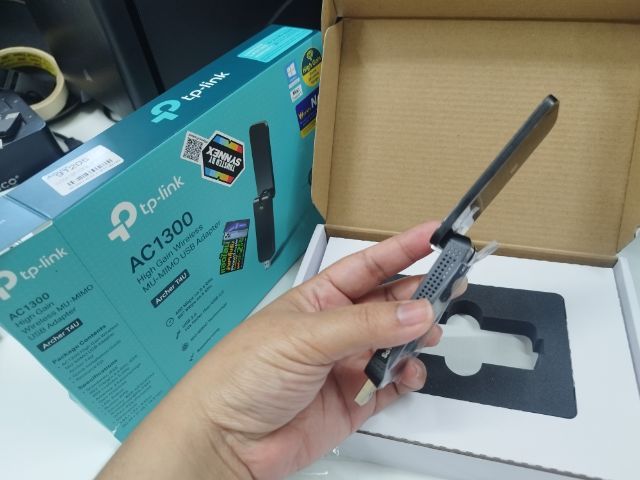 ตัวรับสัญญาณ W-Fi 5 GHz, 2.4 GHz  TP-Link Archer T4U AC1300 รูปที่ 4