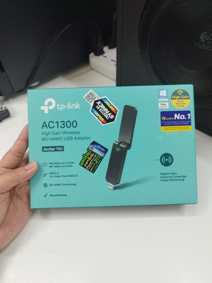 ตัวรับสัญญาณ W-Fi 5 GHz, 2.4 GHz  TP-Link Archer T4U AC1300 รูปที่ 9