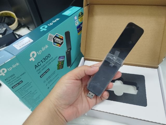 ตัวรับสัญญาณ W-Fi 5 GHz, 2.4 GHz  TP-Link Archer T4U AC1300 รูปที่ 3