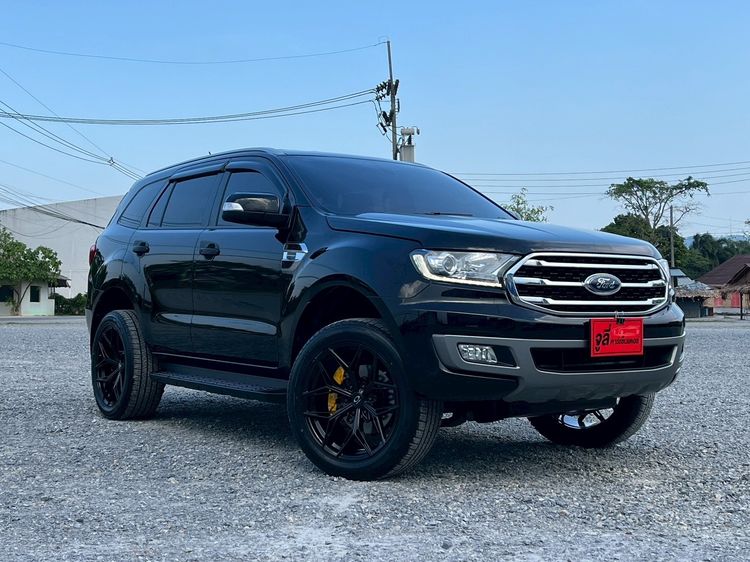 Ford Everest 2019 2.0 Turbo Titanium Utility-car ดีเซล ไม่ติดแก๊ส เกียร์อัตโนมัติ ดำ รูปที่ 2