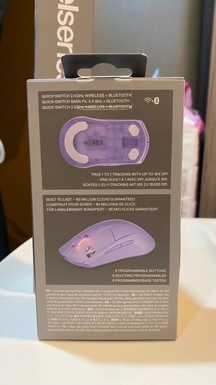 SteelSeries Rival 3 Wireless แท้ มือ1 เมาส์เกมมิ่งไร้สาย เบา แม่น มี2สี แถมฟรีแผ่นรองเม้าส์ รูปที่ 7