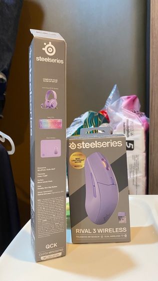 SteelSeries Rival 3 Wireless แท้ มือ1 เมาส์เกมมิ่งไร้สาย เบา แม่น มี2สี แถมฟรีแผ่นรองเม้าส์ รูปที่ 3