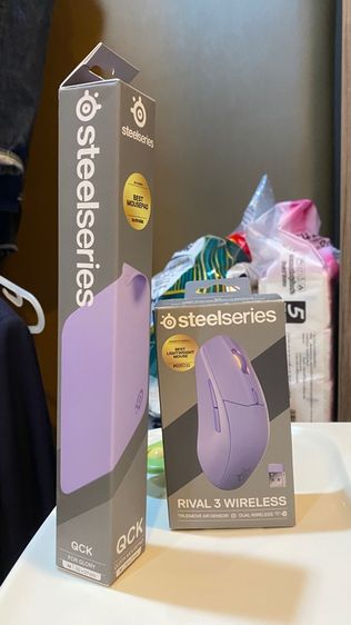 SteelSeries Rival 3 Wireless แท้ มือ1 เมาส์เกมมิ่งไร้สาย เบา แม่น มี2สี แถมฟรีแผ่นรองเม้าส์ รูปที่ 2