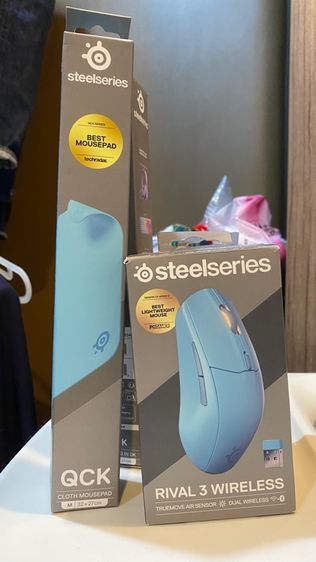 SteelSeries Rival 3 Wireless แท้ มือ1 เมาส์เกมมิ่งไร้สาย เบา แม่น มี2สี แถมฟรีแผ่นรองเม้าส์ รูปที่ 9