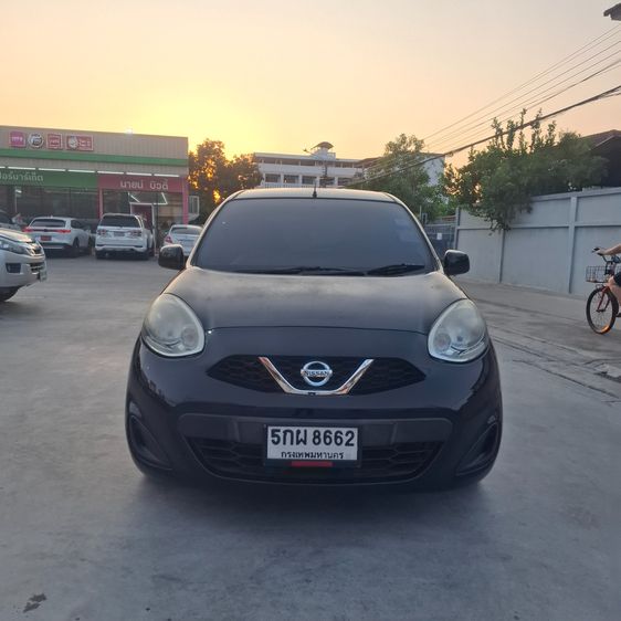 Nissan March 2015 1.2 EL Sedan เบนซิน เกียร์อัตโนมัติ ดำ รูปที่ 2
