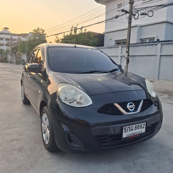 Nissan March 2015 1.2 EL Sedan เบนซิน เกียร์อัตโนมัติ ดำ รูปที่ 4
