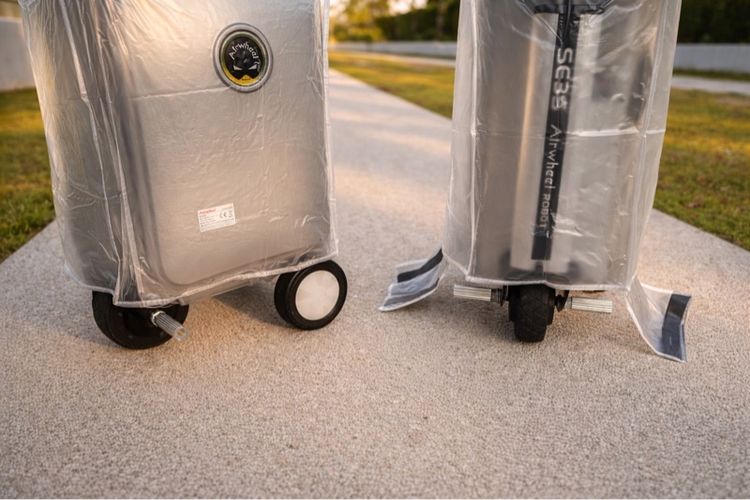 Airwheel SE3S สีเงิน (Silver) กระเป๋าเดินทาง ไฟฟ้า นั่งขับได้ (20 นิ้ว) รูปที่ 6