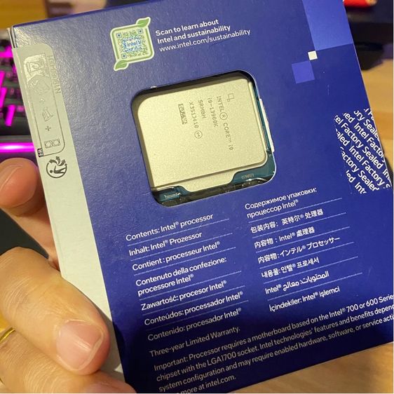 ของใหม่ intel Corei9 13900k Lga1700 ของใหม่ยังไม่ได้แกะ รูปที่ 3