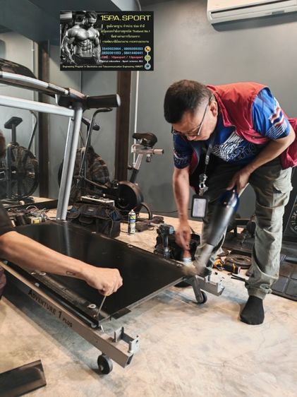 ช่างเปลี่ยนสายพานลู่วิ่งไฟฟ้าHorizon adventure1plus ช่างซ่อมลู่วิ่งไฟฟ้ารามอินทรา40 ซ่อมได้ทุกรุ่น ทุกยี่ห้อ ทุกอาการ บริการถึงบ้านท่านทั่วไทย


 รูปที่ 11