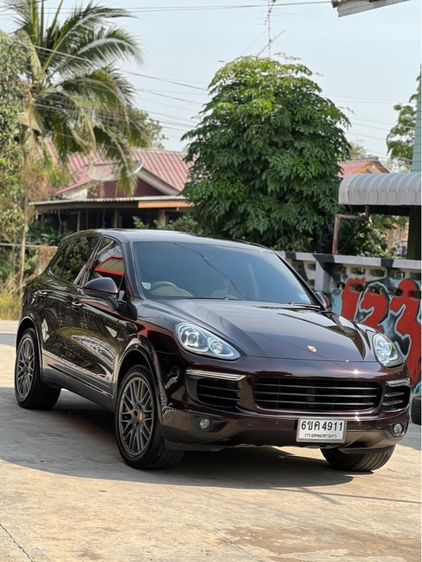 Porsche Cayenne 2016 3.0 S E-Hybrid Platinum Edition 4WD ไฮบริด ไม่ติดแก๊ส เกียร์อัตโนมัติ น้ำตาล รูปที่ 2