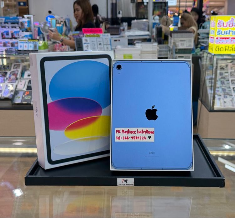 Apple 256 GB ใส่ซิมได้  เครื่องสวยมาก  iPad  Gen10 256G CellularและWifi ใสซิมได้ สวยมากๆ