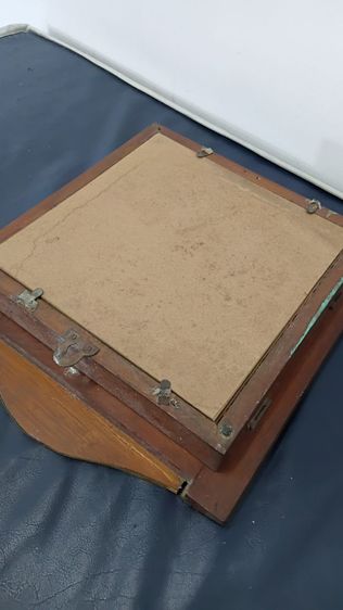 นาฬิกาติดผนังเก่า คงไม่สัก เก่าตามภาพ เดินปกติ รูปที่ 3