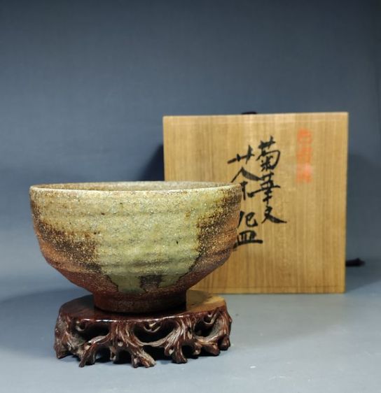 อุปกรณ์ทำเครื่องดื่ม ถ้วยมัทฉะ ชิการากิจากญี่ปุ่น( Shigaraki ware )