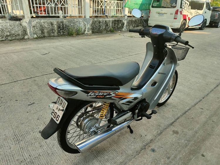 🛵ยังไงก็ขาย WAVE100 ปี 46(งดต่อ) เครื่องดี สีสวย สตาร์ทเท้า เล่มชุดโอนครบ+เปลี่ยนถ่ายน้ำมันเครื่องฟรี ไม่มีส่งฟรี รูปที่ 7