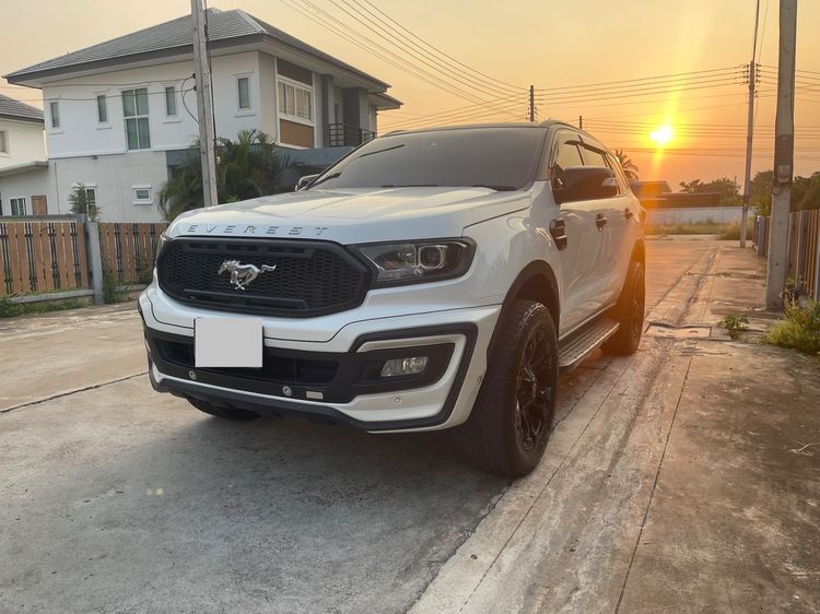 Ford Everest 2021 2.0 Titanium Plus Utility-car ดีเซล ไม่ติดแก๊ส เกียร์อัตโนมัติ ขาว รูปที่ 3