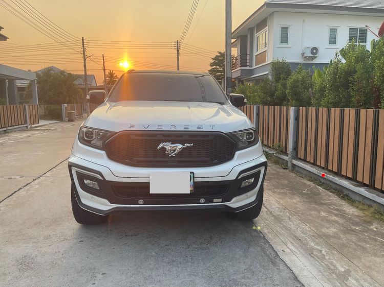 Ford Everest 2021 2.0 Titanium Plus Utility-car ดีเซล ไม่ติดแก๊ส เกียร์อัตโนมัติ ขาว รูปที่ 4