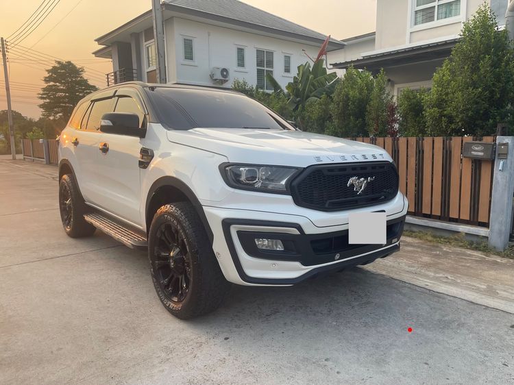 Ford Everest 2021 2.0 Titanium Plus Utility-car ดีเซล ไม่ติดแก๊ส เกียร์อัตโนมัติ ขาว รูปที่ 2
