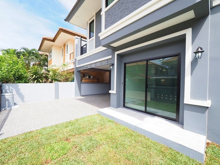 มีบางส่วน ขายราคาต่ำกว่าทุน บ้านแฝดรีโนเวทใหม่ หลังใหญ่ ม.เติมรัก 3 บ้านกล้วย–ไทรน้อย รูปที่ 2