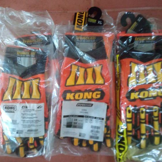 ถุงมือกันกระแทก เบอร์ XL มี3คู่ เบอร์ L 1คู่ รูปที่ 3