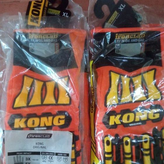 ถุงมือกันกระแทก เบอร์ XL มี3คู่ เบอร์ L 1คู่ รูปที่ 2