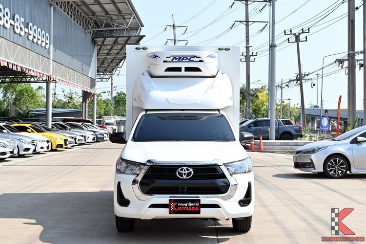 Toyota Hilux Revo 2024 2.4 Entry Pickup ดีเซล ไม่ติดแก๊ส เกียร์ธรรมดา ขาว รูปที่ 2
