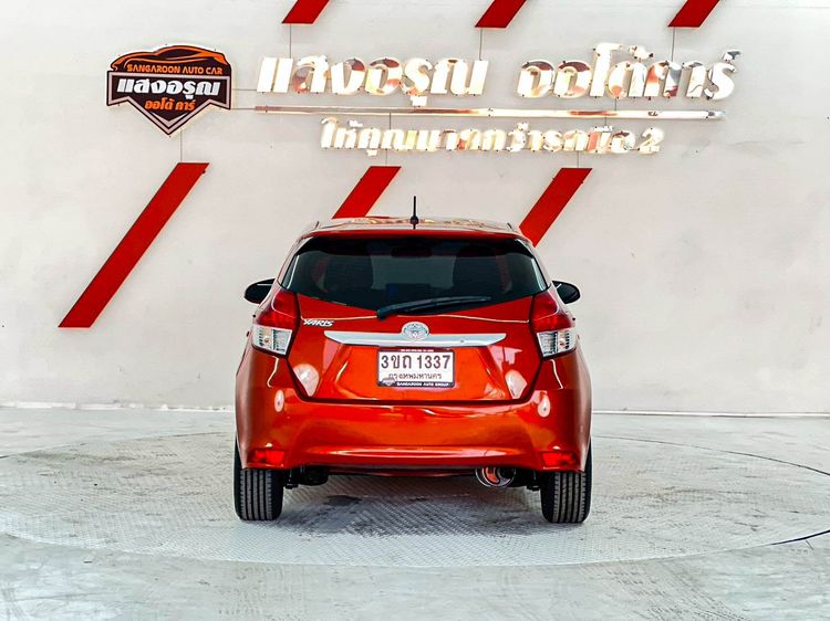 Toyota Yaris 2014 1.2 J Eco Sedan เบนซิน ไม่ติดแก๊ส เกียร์อัตโนมัติ แดง รูปที่ 3