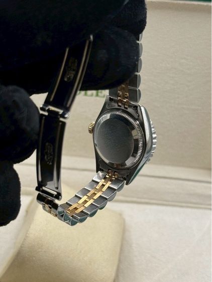 Rolex Datejust Lady 26mm – หน้าทองหลักเพชร สาย Jubilee รูปที่ 10