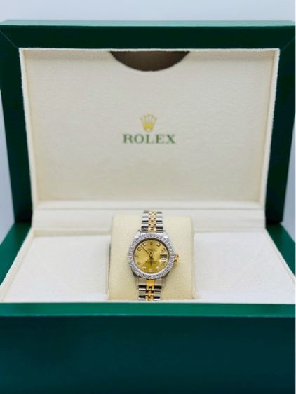Rolex Datejust Lady 26mm – หน้าทองหลักเพชร สาย Jubilee