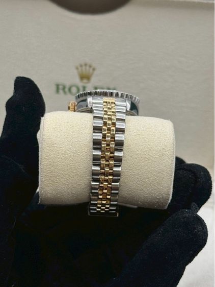 Rolex Datejust Lady 26mm – หน้าทองหลักเพชร สาย Jubilee รูปที่ 7
