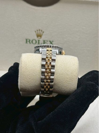 Rolex Datejust Lady 26mm – หน้าทองหลักเพชร สาย Jubilee รูปที่ 9
